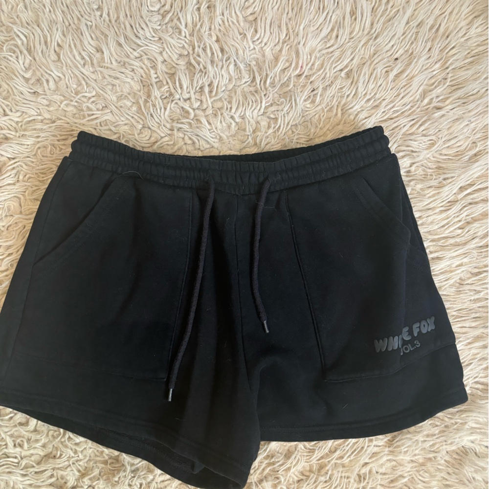 White Fox Boutique Black High Waist Shorts